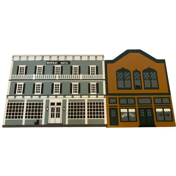 The Cat’s Meow 1987 Series V Lot of 10 Buildings – Signed Faline - Picture 6 of 7